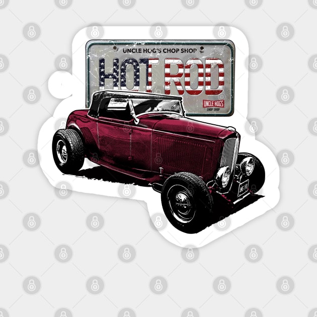 1932 hot rod - Ford Model B Sticker by Cimbart